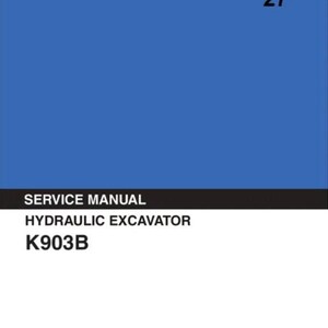 KOBELCO K903B EXCAVATOR SERVICE workshop manual
