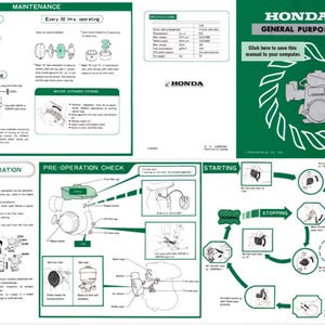 Honda G Series Engines Manuals