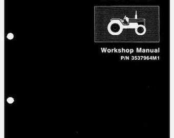Massey Ferguson Werkstatt-Handbuch der Serien 354 bis 394