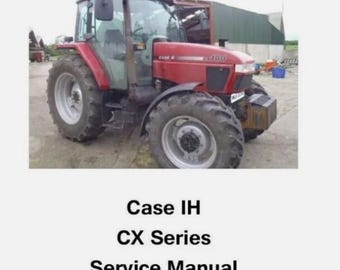Case IH CX50 CX60 CX70 CX80 CX90 CX100 Dealers Workshop Manual