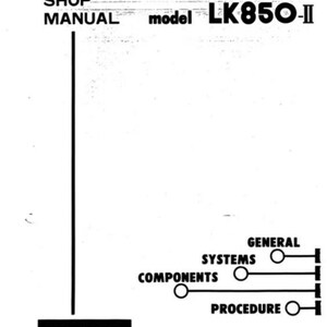 KOBELCO LK850II  WHEEL LOADERS service workshop manual