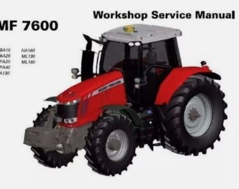 Manual de instrucciones de los modelos Massey Ferguson 7614, 7615, 7616, 7618, 7619, 7620, 7622, 7624 y 7626