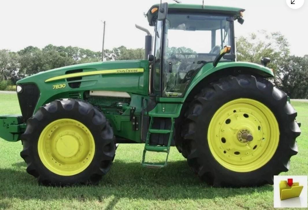 Manual de taller de los tractores John Deere 7630 7730 7830 7930