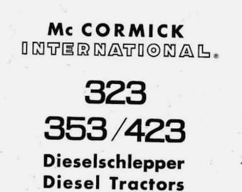 Case IH 323 353 423 reservdelsmanual