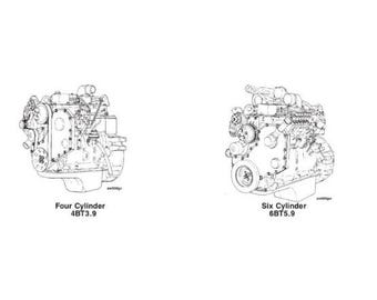 Cummins 4BT3.9, 6BT5.9 Engines Workshop Repair Manual 429 pages