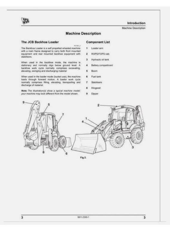 Notice Technique Tractopelle JCB : Guide Complet et Approfondi () Notice Technique Tractopelle JCB : Guide Complet et Approfondi