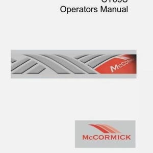 McCormick CT65U Operators Manual