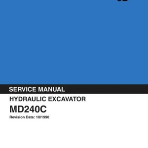 KOBELCO MD240C EXCAVATOR service repair workshop manual