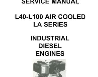 YANMAR L40-L100 ENGINE SERIES workshop manual