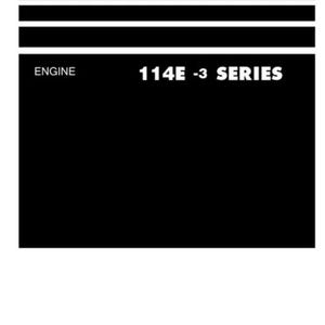 KOMATSU 114E-3 engine series workshop manual 489 PAGES