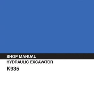 KOBELCO K935 EXCAVATOR service workshop manual
