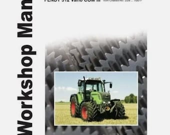 Fendt 300 Vario Com 3 309 310 311 312 Dealers Workshop Manual