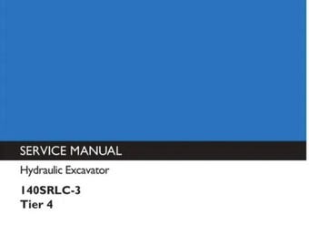 KOBELCO 140SRLC-3 TIER 4 excavator service repair workshop manual 1101 PAGES