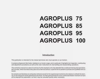 Deutz Agrotron K90 K100 K110 K120 Profiline Workshop Manual