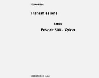 Fendt Xylon Transmission Workshop Manual