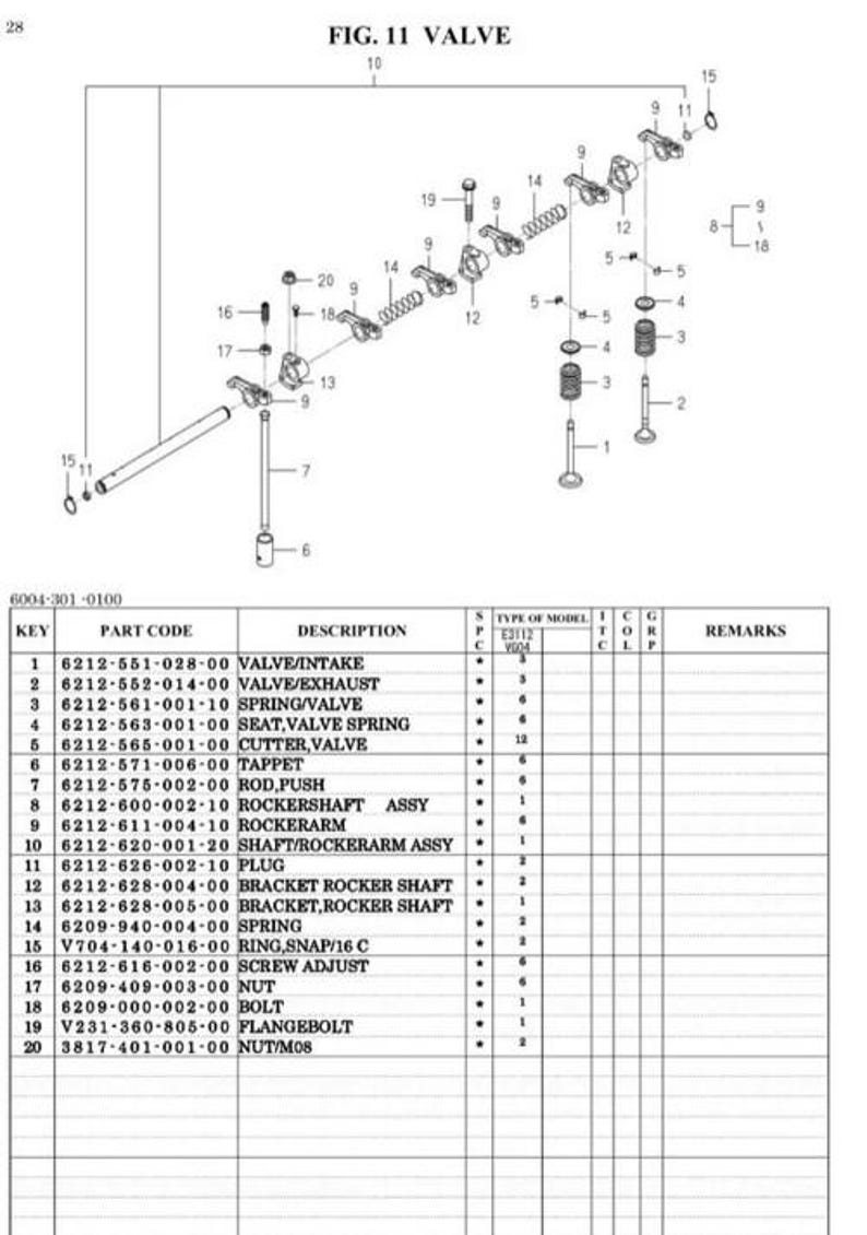 Iseki SFH240 Parts Manual - Etsy