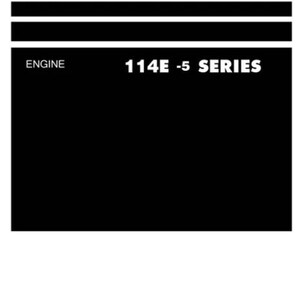 KOMATSU 114E-5-TIER 4 engine series workshop manual