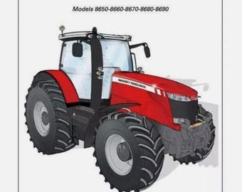 Massey Ferguson 8650 8660 8670 8680 8690 Tier 3 and Tier 4i Operators Manual