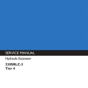 KOBELCO 230SRLC-3 TIER 4 excavator workshop manual
