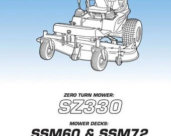 Iseki SZ330 Service Workshop manual