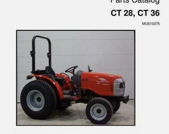 Manual de piezas de McCormick CT28 CT36