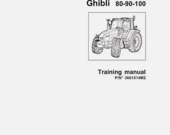Landini Atlantis 70 to 100 Ghibli 80 to 100 Workshop Manual
