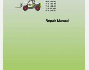 Claas Scorpion Workshop Manual