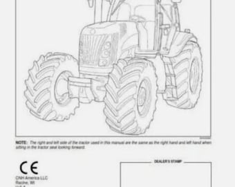 New Holland T8000 Series Tractors Operators Manual