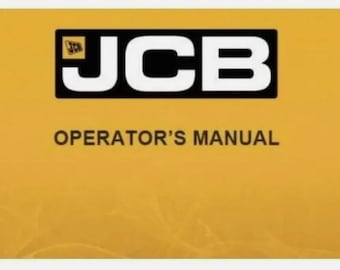 Operator’s Manual For JCB 4160, 4190, 4220 FASTRAC