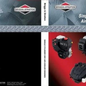 briggs and stratton Single-Cylinder-OHV-276781  179 pages service manual