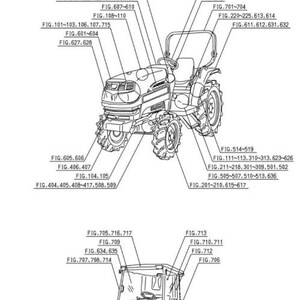 Iseki TG5395 HST Parts manual