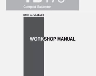 Takeuchi TB175 Excavator Workshop and Parts Manuals Set of 3 Manuals