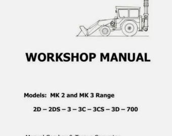 JCB Mk2 i Mk 3 Starsze modele Podręcznik serwisowy