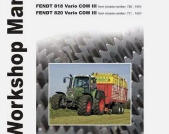 Fendt 700 800 Vario Com3 712 714 716 718 818 820 Workshop Manual 2007
