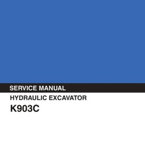 KOBELCO K903C EXCAVATOR service workshop manual