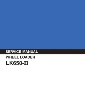 KOBELCO LK650II WHEEL LOADER service workshop manual