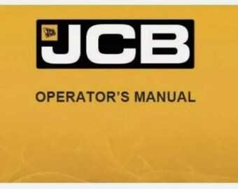 Operator’s Manual For JCB 2155 , 2170 Fastrac.