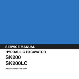 KOBELCO SK200, SK200LC  excavator service repair workshop manual