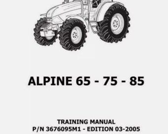 Landini Alpine 65 75 85 Werkstatt-Handbuch