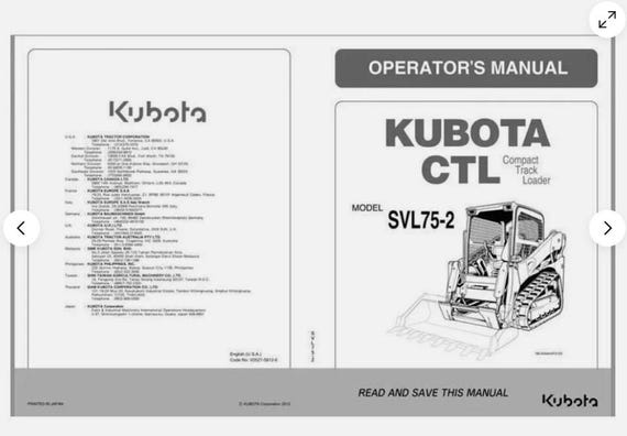 2 Pieces Front Idler For Kubota Skid Steer Loader SVL75 SVL90 SVL97
