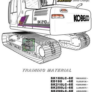 KOBELCO MARK 6E SERIES technical training manual