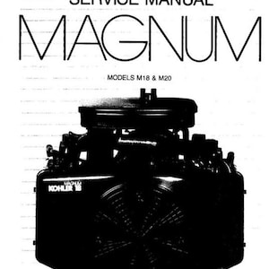 Kohler-Magnum-M18-M20-SM-01390 Repair Manual