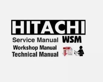 Volledige servicereparatiehandleiding voor Hitachi EX33Mu EX58Mu-graafmachine