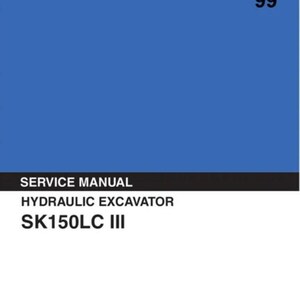 KOBELCO SK150LC III EXCAVATOR service repair workshop manual