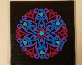Hand Painted Ceramic Tile