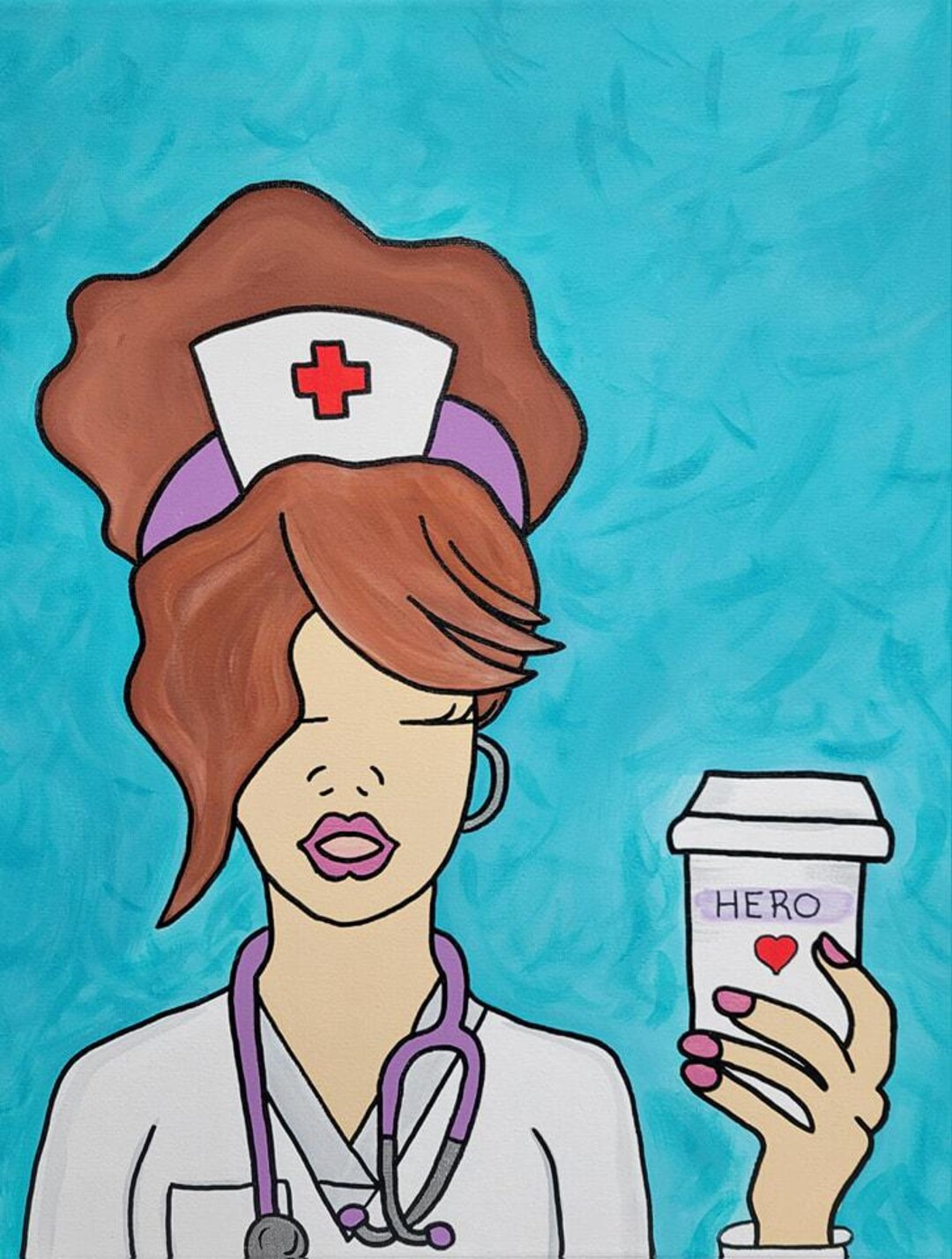 Every Woman Nurse Acrylic Canvas Painting - Etsy