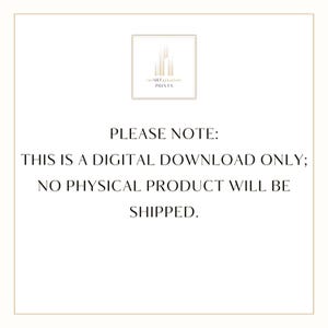May include: Text on a white background that reads "PLEASE NOTE: THIS IS A DIGITAL DOWNLOAD ONLY; NO PHYSICAL PRODUCT WILL BE SHIPPED."