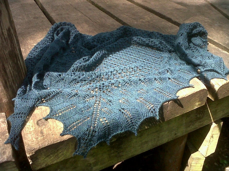 PDF pattern for Paulina lace shawl image 2