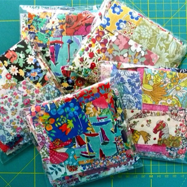 Liberty Fabric Scrap bag - NEW LARGER SIZE - Lucky dip