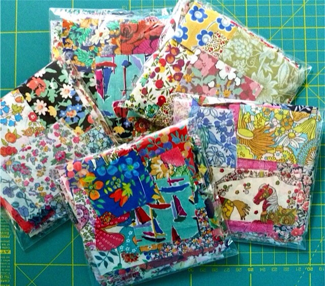 Liberty Fabric Scrap bag - NEW LARGER SIZE - Lucky dip